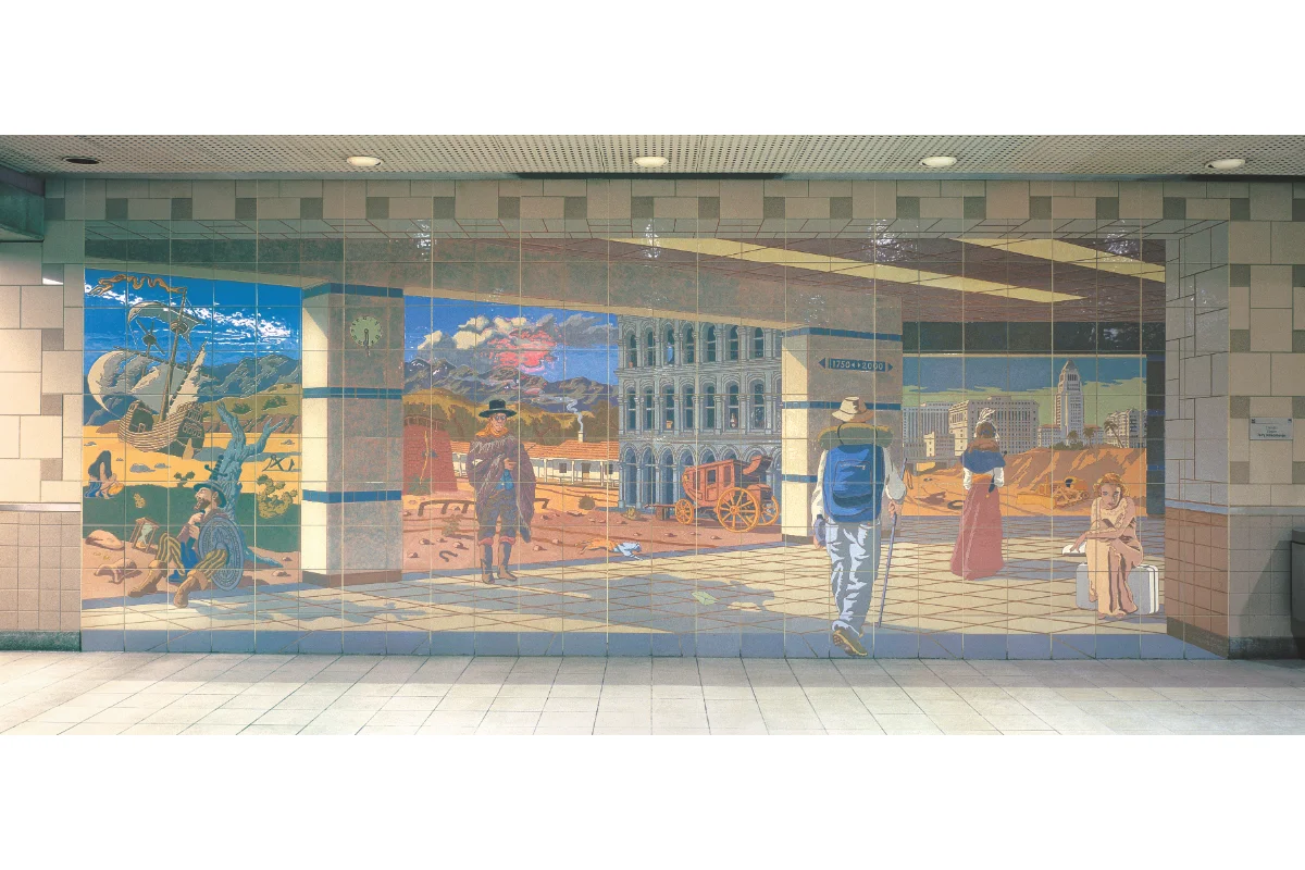 地铁站艺术壁画 - 极速时时彩 创意灵感